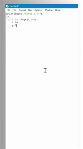 How to find FACTORIAL of Num(for Loop) #computerlanguage #coding #programming