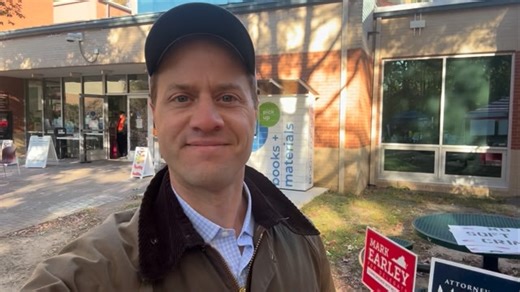 Vote today! Nice cold morning out here. | Mark Lawrence Earley Jr.