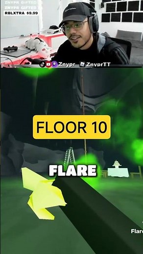 how to use flare gun in zombie tower floor 10 in roblox rivals
