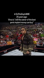 2.5K reactions · 101 shares | Listen to that reception from fans in Worcester, MA for the new WWF Champion!  The Rock reassures McMahon that despite costing Triple H the title, Vince is “still the owner of the best penis implant money can buy” #OnThisDayInWWE | On This Day in WWE | Facebook