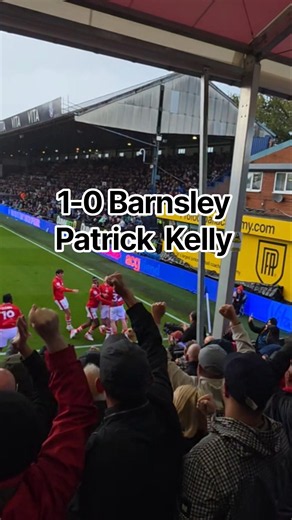 1-0 Barnsley Patrick Kelly #barnsleyfc #football #leagueone