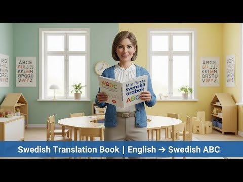 A är för Äpple | Svenska ABC För Barn | A till Ö | Swedish Alphabet Learning for Kids
