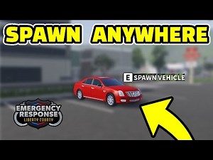 HOW TO SPAWN YOUR CAR ANYWHERE IN ERLC! Emergency Response Liberty County I Roblox