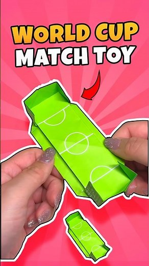 Easy Origami World Cup FIFA 2026 Paper Fidget Toys Tutorial Soccer Match #worldcup #origami #shorts