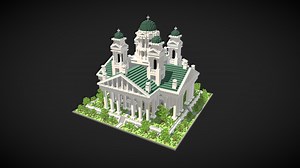 Majestic Plot Spawn - 100x100 [Minecraft] - 3D model by Hylarion