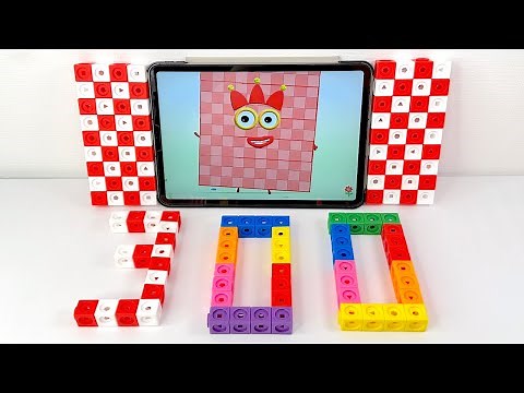 Numberblocks 1 to 300 Cubes Set Count Simply Math - Learn Count To Big Numbers Rainbow Colors