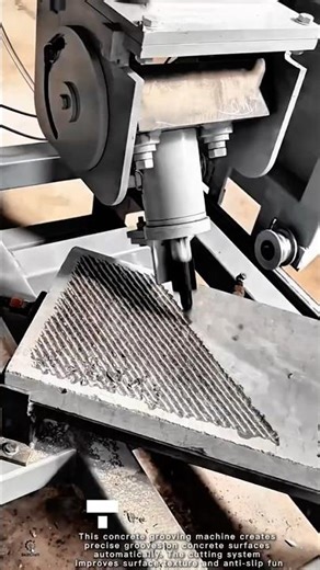 Concrete Surface Grooving Work Tool Using Cutting Machine #worktool