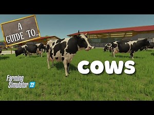 A GUIDE TO COWS in Farming Simulator 22 | PS5 | FS22