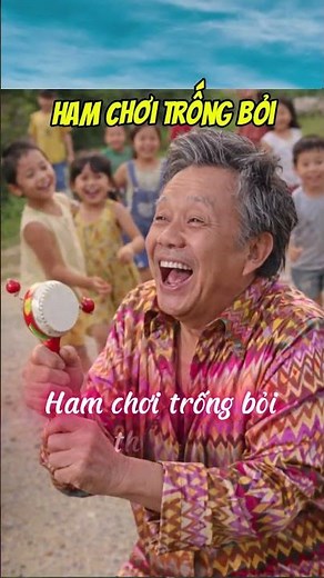 Cụ ông ham chơi trống bỏi, chán cảnh cô đơn #chítài #thuýnga #haivietnam