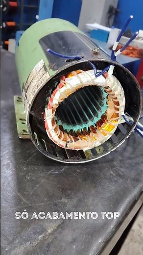 Motor Weg 3 CV monofásico pronto. #motoreseletricos #motoreseletrico #preparacaodemotores