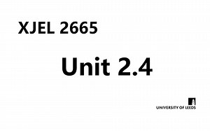 XJEL 2665 Unit 2.4 Assembler
