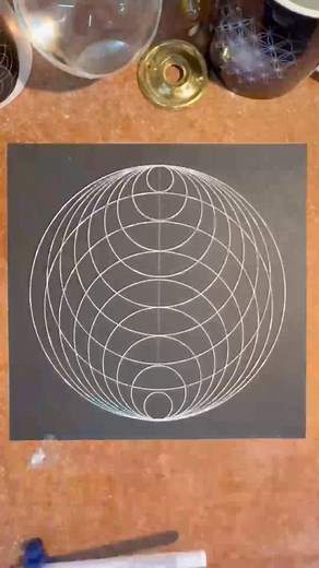 15K views · 193 reactions | Circles within circles symmetrical pattern #natureofflowers #howtodraw #circles #pattern #geometryart | Natureofflowers | Facebook