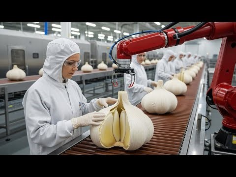 Inside the 1,000,000 LB Garlic Plant – The INSANE Dehydration of Modern Silky Powder Production