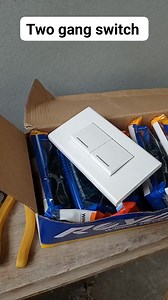 Two gang switch #teammapwak #maynardcollado #facebookreels #idea #diy #tutorial #Philippines #construction | Maynard Collado