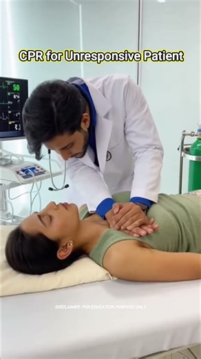 CPR on Unresponsive Patient | Quick Demo #Unresponsive #SaveFast