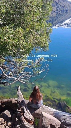 LAGUNA EL BARCO - DE LAS MÁS LINDAS Y LA MAS GRANDE DEL ALTO BÍO-BíO 📍Ralco, Santa Bárbara, Región del Bío Bío 🎥 @mary__coach | Al Sur De Chile