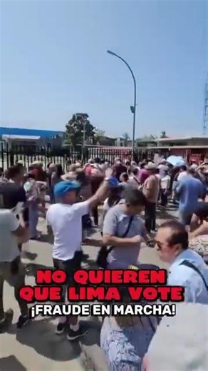 Perú. NO DEJARON VOTAR EN ELECCIONES