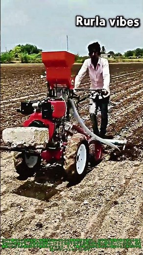 小型耕運機で効率的に種まきをする方法：驚きの農作業マシン #worker #process #farming #seeder #agriculture