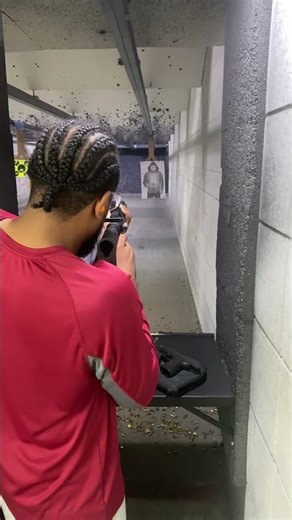 daniel denfense ar-15 at gun range