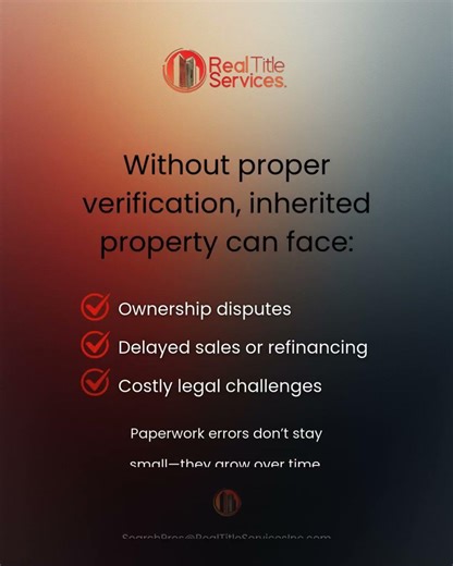 Estate & Inherited Property Fraud: Hidden Ownership Risks You Must Verify