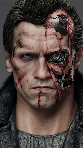 Get Out! | INART Terminator T1 1/6 BATTLE DAMAGE #shorts #terminator @INARTOfficial #actionfigure