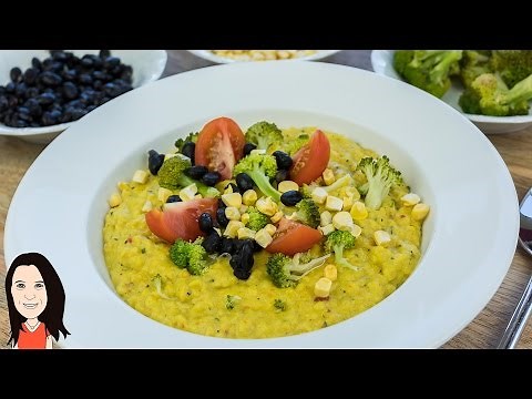 Hearty Vegan Savory Oatmeal - EASY Vegan Breakfast Recipe Idea!