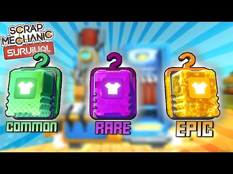 Garment Unboxing! My Epic Box Was...Epic. - Scrap Mechanic Survival Mode [SMS 11]
