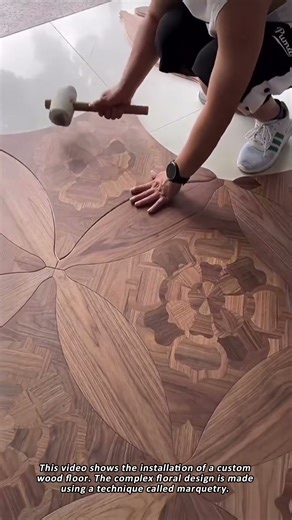 Incredible Woodworking Creating a Parquet Floor