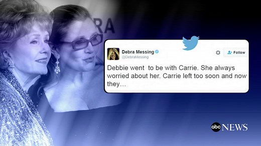 Celebrities React to the Death of Debbie Reynolds