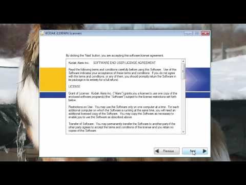 Kodak i11xxWN - Driver Installation