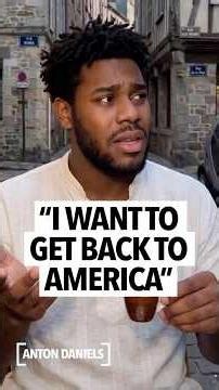 Black man traveling the world says America is the greatest country, and he can't wait to get home 😉