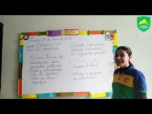 4to GRADO / COMUNICACIÓN / LA EXPOSICIÓN ORAL EN EL AULA
