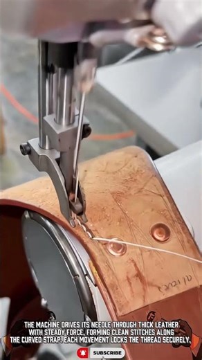 Precision Leather Stitching Tool: Automated Needle to Form Seams #ToolHolder