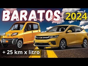 The 12 CHEAPEST CARS IN MEXICO (2024 model)