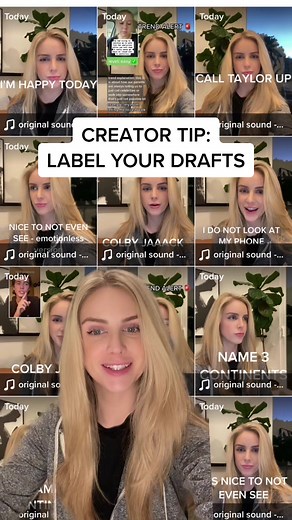 Organization Hack for Content Creators on TikTok