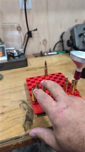 Building up a few rounds to test in a Howa 1500 chambered in 30-06.