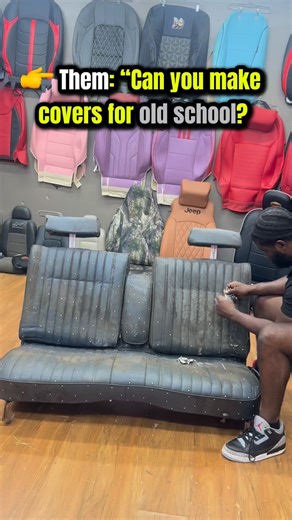 3M views · 22K reactions | @exclusiveseatcovers  Old School Alert 淋 We’re officially offering seat covers for classic rides — starting with this Chevy El Camino bench seat ✨ #OldSchool #ChevyElCamino #SeatCovers #ExclusiveCoversUSA #CustomInterior #CarRestoration | Exclusive Covers Usa | Facebook