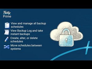 How to Manage Backup Schedules in the Schedule Backup Report (Hindi) | TallyHelp
