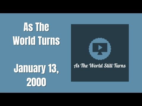 As The World Turns | Full Episodes | January 13, 2000