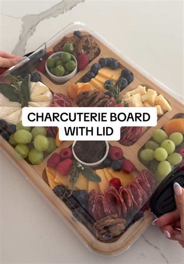 Ultimate Charcuterie Board with Snap-On Lid