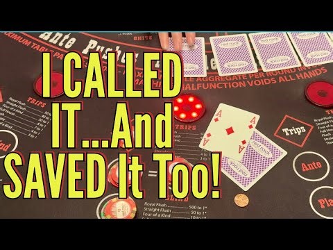 I Called It TWICE! Nice Winning Session On Ultimate Texas Hold Ed With a $400 Buy In!