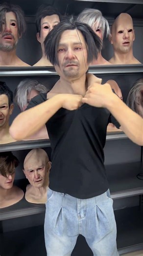 Super strong man display#mask #halloween #film