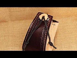 making leather pouch PATTERN #leatherpattern#leatherman#pattern#leathersheath www.ivan-leather.com