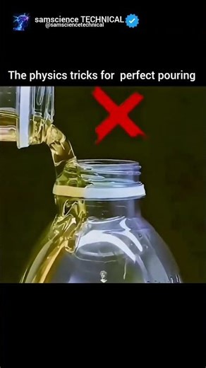 Physics Trick for Perfect Pouring: No Drips, Pure Science! 😱💧