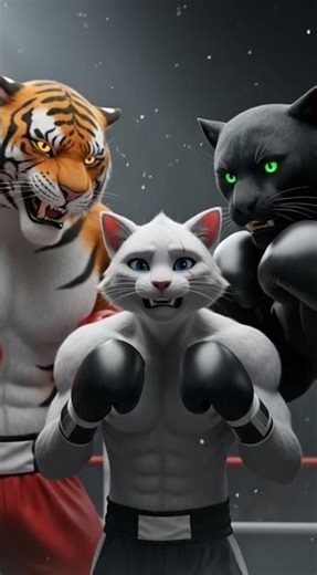 🔥 PART 13 — White Cat vs Shadow Panther | Silent Hunter Showdown 🥊🐆 | Mind Games & Lethal Calm