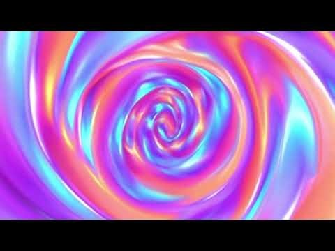 Glowing Spiral Loop Background | Abstract Video Screensaver | Meditation Music | 5 Minute Relaxation