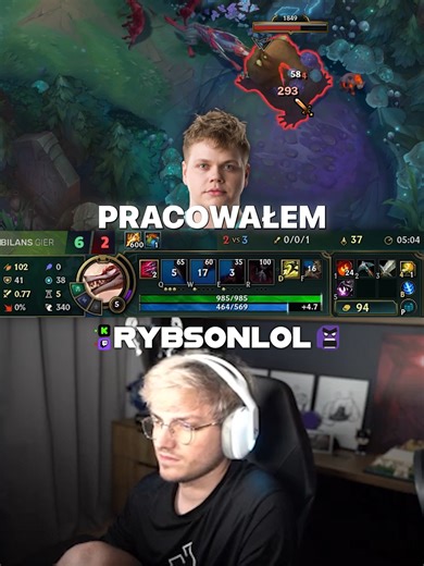 Ekspert wydał opinię 🤓 #rybson #rybsonlol #streamer #kicktv #kick #leagueoflegends #lequ