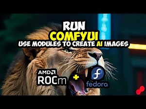 Run ComfyUI on AMD GPU with ROCm on Fedora Linux (DALL-E, Midjourney)