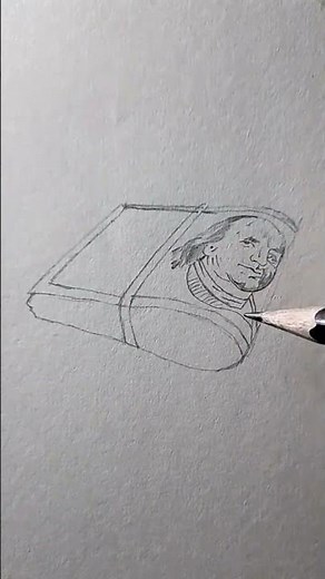 How to draw a realistic $100 bill #drawing #fypシ #money