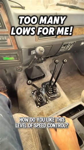 How do you like this level of pickup truck’s speed control #manual #transmission #stickshift